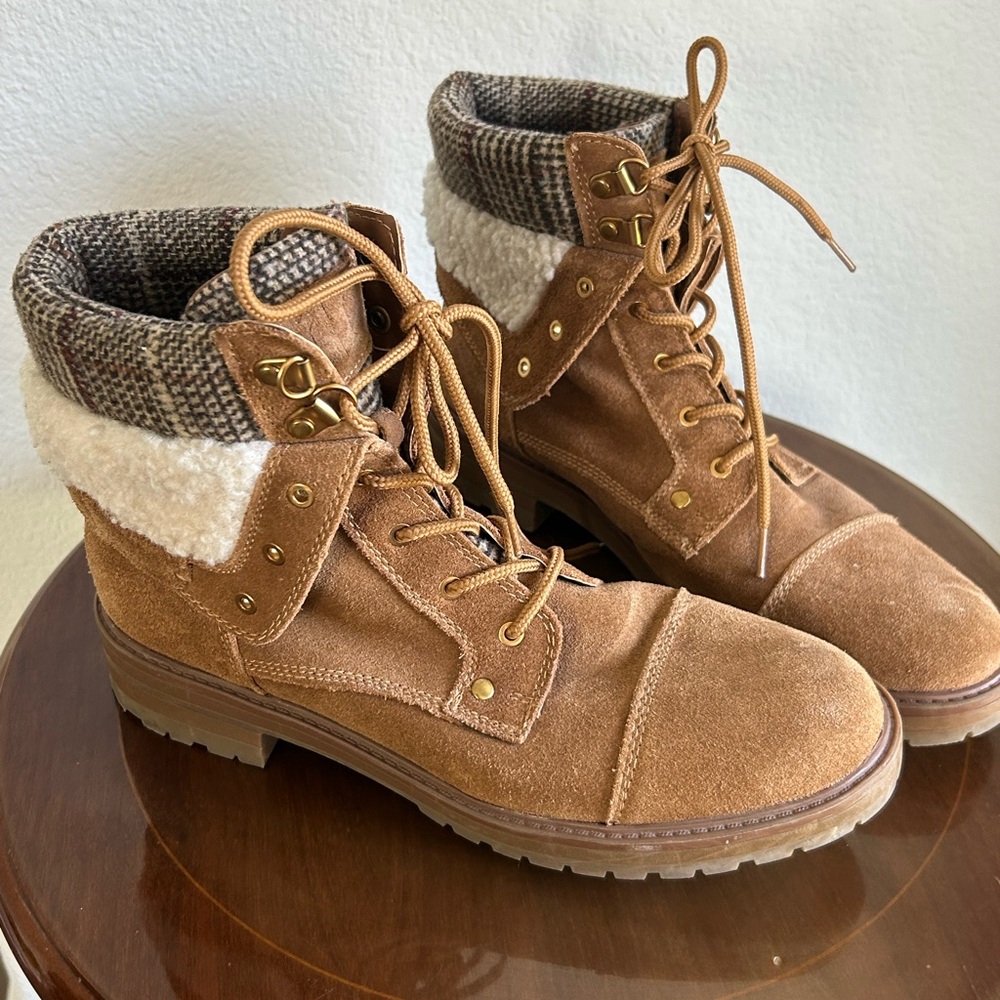Tommy Hilfiger Tan Ankle Boots